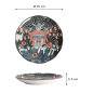 Preview: Teller Asakusa Matsuri Weiß/Rot/Schwarz, Porzellan, Ø 25 cm, Art.-Nr. 21786