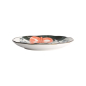 Preview: Plate Asakusa Sumo White, Red, Black, Porcelain, Ø 25 cm, Item No. 21790