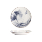 Preview: Teller Hokusai Nami Blau/Wei&szlig;, Porzellan, &Oslash; 18,3 cm