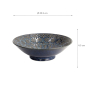 Preview: TDS, Zahra Shallow Bowl, Mixed Bowls, Blue, Ø 24x7.5 cm, Item No. 21972