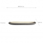 Preview: Black Pearl/Brown Oval Teller bei Tokyo Design Studio (Bild 6 von 6)