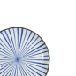 Preview: Teller Natsu Tokusa Blau/Weiß, Porzellan, Ø 24,7 cm, Art.-Nr. 22332