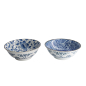 Preview: TDS, 2 Bowls Set, Mixed Bowls Bell Flower, Ø 19 cm, Item No. 22529