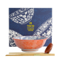 Preview: TDS, Ramen Bowl in Gift Box, Mixed Bowls Sakura, 3pcs, Ø19.7 x 7 cm (1000 ml), Item No. 22540