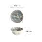 Preview: Tayo Bowl Fujisakura Gray, Porcelain, 500 ml, Item No. 22589