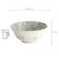 Preview: TDS, Bowl, Crane Light Blue, Ø 15,2 x 6,7 cm, 500 ml - Item No. 22593