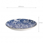 Preview: Tokyo Blue Karakusa Round plate at Tokyo Design Studio (picture 5 of 5)