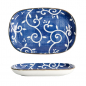 Preview: Tokyo Blue Karakusa Oblong  Plate at Tokyo Design Studio (picture 1 of 6)