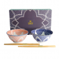 Preview: Lily Flower Giftset Rd/Bl 2 pcs Bowls at Tokyo Design Studio (picture 1 of 8)