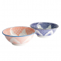 Preview: Lily Flower Giftset Rd/bl 2 pcs Ramen Bowls at Tokyo Design Studio (picture 3 of 7)