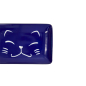 Preview: Sushi-Platte Kawaii Lucky Cat Blau, Porzellan, 21 × 13,5 cm, Art.-Nr. 22661