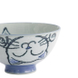 Preview: TDS, Reis Schale, Kawaii Neko Cat, Blau Ø 11,5 x 6,2cm 300ml - Art Nr. 2334