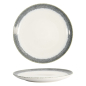 Preview: Charger Plate Monte Negro White, Anthracite, Stoneware, &Oslash; 30 cm. Height 2.5 cm
