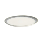 Preview: Charger Plate Monte Negro White, Anthracite, Stoneware, Ø 30 cm. Height 2.5 cm, Item No. 24344