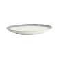 Preview: Charger Plate Monte Negro White, Anthracite, Stoneware, Ø 30 cm. Height 2.5 cm, Item No. 24344