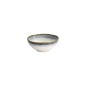Preview: Bowl Monte Negro White, Blue-Grey, Stoneware, Ø 11 cm. Height 4.5 cm, 160 ml, Item No. 24348