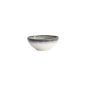 Preview: Bowl Monte Negro White, Blue-Grey, Stoneware, Ø 11 cm. Height 4.5 cm, 160 ml, Item No. 24348