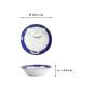 Preview: Rice Bowl Kawaii Katze Neko Blue, Porcelain, 450 ml, Item No. 2471