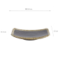 Preview: TDS, Oblong Plate, Yuteki Koshui, 19x13x3cm, Item No. 33186