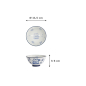 Preview: Rice Bowl Kawaii Lucky Cat Blue, White, Porcelain, 300 ml, Item No. 33210