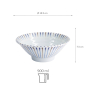 Preview: TDS, Ramen Bowl, Melamine Tokusa, Ø 18.9x7.5cm 900ml, Item No. 33274