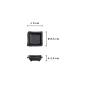 Preview: Saucenschale Iwate Black, Melamin, 80 ml, Art.-Nr. 33285