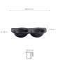 Preview: TDS, Saucenschale, Melamine Iwate Black, 2Stk, 19,2x9,4x3,6cm 110ml, Art.-Nr. 33288