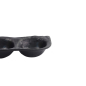 Preview: Saucenschale mit 2 Mulden Iwate Black, Melamin, 19,2 × 9,4 × 3,6 cm, Art.-Nr. 33288