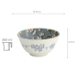 Preview: TDS, Bowl, Fujisakura, Grey, Ø 12x6.4cm, 300ml, Item No. 33346