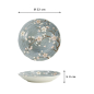 Preview: Plate Fujisakura Grey, Porcelain, Ø 22 cm, Item No. 33347