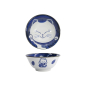 Preview: Tayo-Schale Kawaii Cat Neko Blau, Porzellan, 500 ml