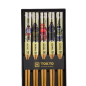 Preview: TDS, 5 Paar Essstäbchen, Samurai, Art.-Nr. 33449