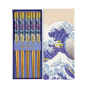 Preview: Blau Lotus 5 Paar Essstäbchen bei Tokyo Design Studio (Bild 2 von 4)