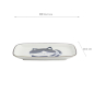 Preview: Blue Sakura Rechteckiger Teller bei Tokyo Design Studio (Bild 6 von 6)