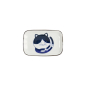 Preview: Rechteckiger Teller Kawaii Cat Neko D Blau/Weiß, Porzellan, 16,3 × 10,2 cm, Art.-Nr. 33495