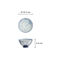 Preview: Bowl Kawaii Cat Blue, Porcelain, 300 ml, Item No. 33594