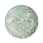 Preview: TDS, Plate, Fujisakura, Green Ø 22x4 cm, Item No. 33709