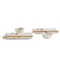 Preview: TDS, Sushi Set, Sakura, mit Chopsticks, 6tlg, 22x13x2cm & 8,5x3,4cm, Art.-Nr. 33758