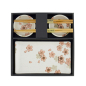 Preview: TDS, Sushi Set, Sakura, mit Chopsticks, 6tlg, 22x13x2cm & 8,5x3,4cm, Art.-Nr. 33758
