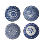 Preview: Tayo Bowl Gift Set Hana Blue White, Porcelain, 500 ml, Item No. 33811