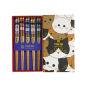 Preview: TDS, Kids Chopstick Set, Cats, 5 pair, Item No. 33838