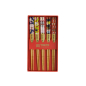 Preview: TDS, Kids Chopstick Set, Lucky Cats Japan, 5 pair, Item No. 33840