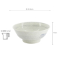 Preview: TDS, Ramen Bowl, Hayase White, Ø 21.5x9cm, 1300ml, Item No. 33841
