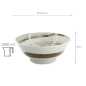 Preview: TDS, Ramen Bowl, Masamura Naruto, Ø 21.5x9cm 1300ml- Item No. 33842