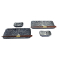 Preview: TDS, Sushi Set, Blue Tokusa, Giftset with Chopsticks, 6 pcs, Item No. 33846