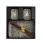 Preview: TDS, Sushi Set, Brown Tokusa, Giftset with Chopsticks, 6 pcs, Item No. 33847