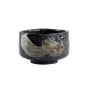 Preview: TDS, Matcha Bowl, Black Brush, Ø 12x7.5cm, 500ml, Item No. 33904