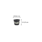 Preview: Soba-Tasse Kawaii Black Whale Schwarz, Porzellan, 210 ml, Art.-Nr. 33945
