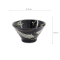 Preview: TDS, Bowl, Kawaii, Black Whale, Ø 16 x 8.5 cm - Item No. 33946