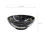 Preview: TDS, Ramen Bowl, Kawaii Black Whale, Ø 21.3x8.2cm 1450ml, Item No. 33949